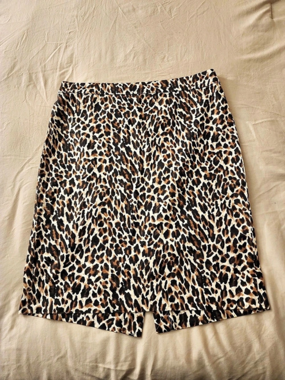 J.Crew The Pencil Skirt Animal Print Pencil Skirt Size 8 Like New
